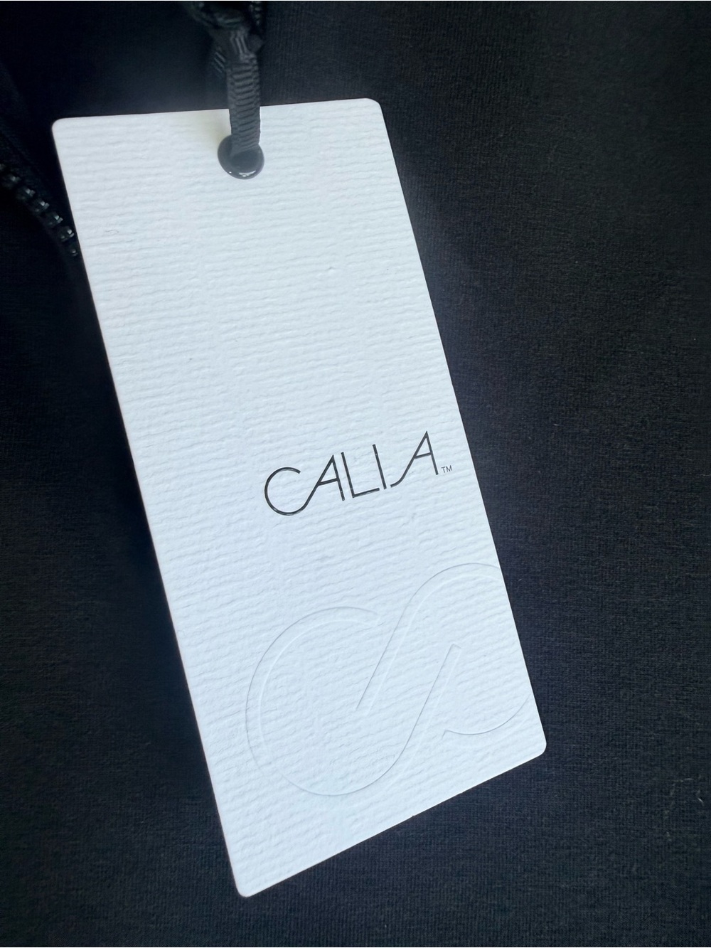 CALIA by Carrie Underwood Black Quarter-Zip Pullover with White Piping - Picture 3 of 4